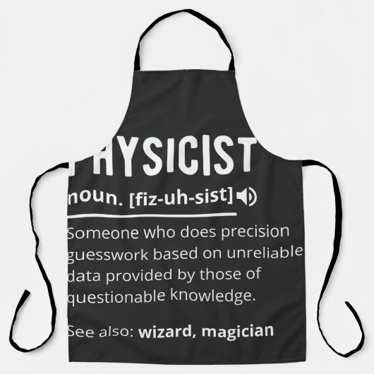 Physikerin Schürze (Vorderseite)