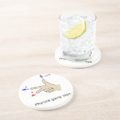 Physikgruppenzeichen Querprodukt der rechten Regel Sandstein Untersetzer (Seite)