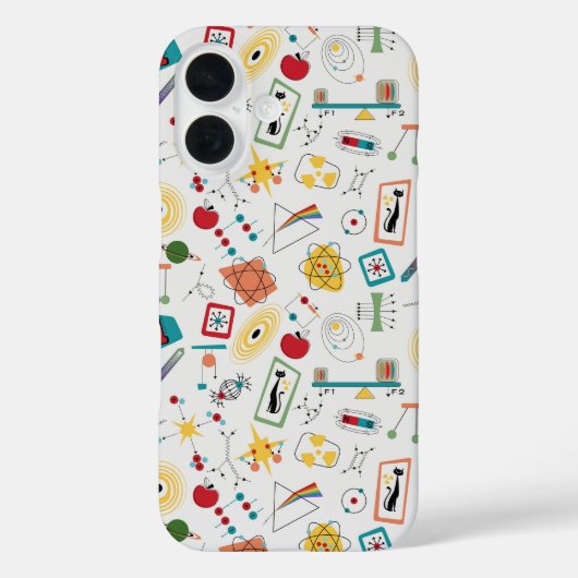 Physikkataster des modernen Atomzeitalters Mitte d Case-Mate iPhone Hülle (Rückseite)