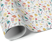 Physikkataster des modernen Atomzeitalters Mitte d Geschenkpapier (Rolleneckpunkt)