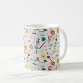 Physikkataster des modernen Atomzeitalters Mitte d Kaffeetasse (VorderseiteRechts)