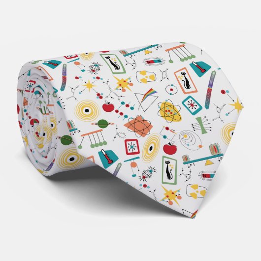 Physikkataster des modernen Atomzeitalters Mitte d Krawatte (Gerollt)