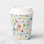 Physikkataster des modernen Atomzeitalters Mitte d Pappbecher (Links)