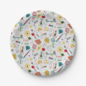 Physikkataster des modernen Atomzeitalters Mitte d Pappteller (Vorderseite)