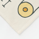 Physikkonzepte, handgezeichnet Vintager Stil. Fleecedecke (Ecke)