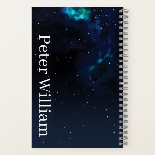 Physiklehrer, Astronauten Planets Space Notizblock (Rückseite)