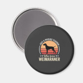 Physiklehrer Weimaraner-Hundefreund Magnet (Vorderseite/Rückseite)