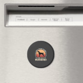 Physiklehrer Weimaraner-Hundefreund Magnet (In Situ (Geschirrspüler))