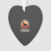 Physiklehrer Weimaraner-Hundefreund Ornament (Vorderseite)