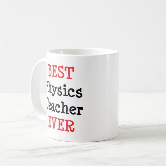 Physiklehrerin, am besten kaffeetasse (Vorderseite Links)
