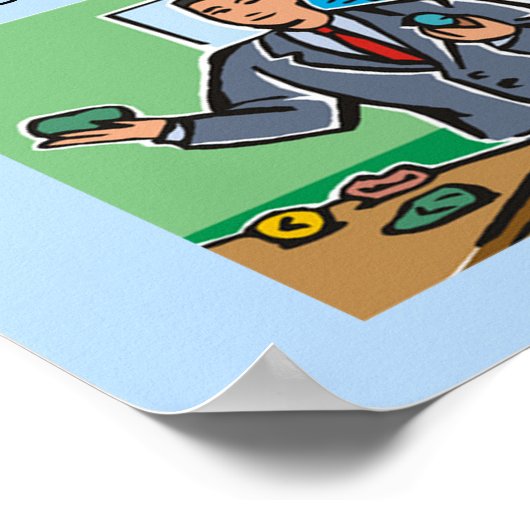 Physikscherz-T - Shirt Poster (Ecke)