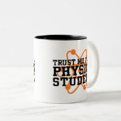 Physikstudent Zweifarbige Tasse (VorderseiteRechts)