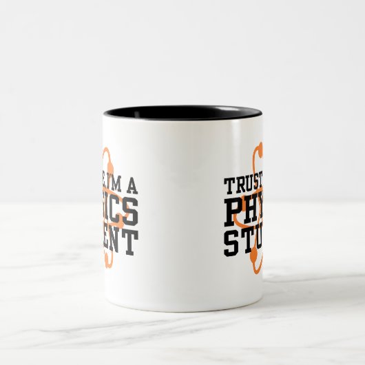 Physikstudent Zweifarbige Tasse (Mittel)