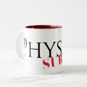 PhysikSurvivor Zweifarbige Tasse (Vorderseite Links)