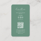 Physiologe Dusty, Aquamariner Therapeut Visitenkarte (Rückseite)