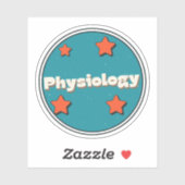 Physiologie Aufkleber (Blatt)