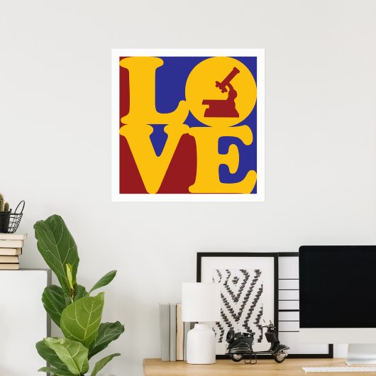 Physiologische Liebe Poster (Heimbüro)