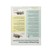 Physiologischer Säugling Pflegeabfall (Englisch) Notizblock (Rotiert)