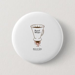 Physiotherapeut, angetrieben von Kaffee Button