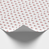 Physiotherapeut, angetrieben von Kaffee Geschenkpapier (Ecke)