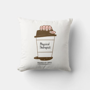 Physiotherapeut, angetrieben von Kaffee Kissen