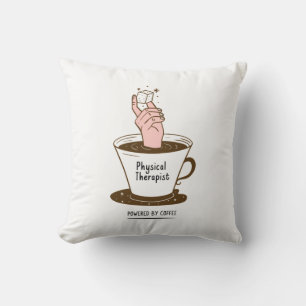 Physiotherapeut, angetrieben von Kaffee Kissen
