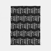 Physiotherapeut bei der körperlichen Therapie Fleecedecke (Vorderseite)