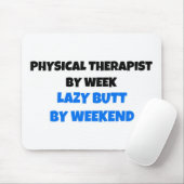 Physiotherapeut bei wöchentlichem Lazy-Hintern bis Mousepad (Mit Mouse)