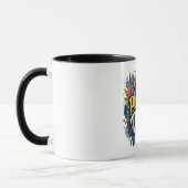 Physiotherapeut Blumenzitat Kunst Tasse (Links)