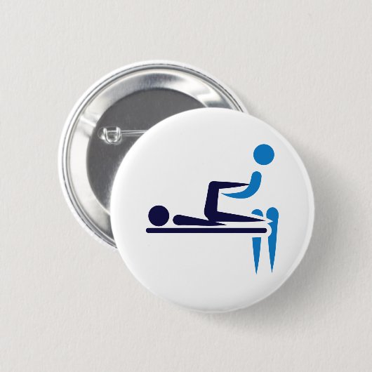 Physiotherapeut Button (Vorne & Hinten)