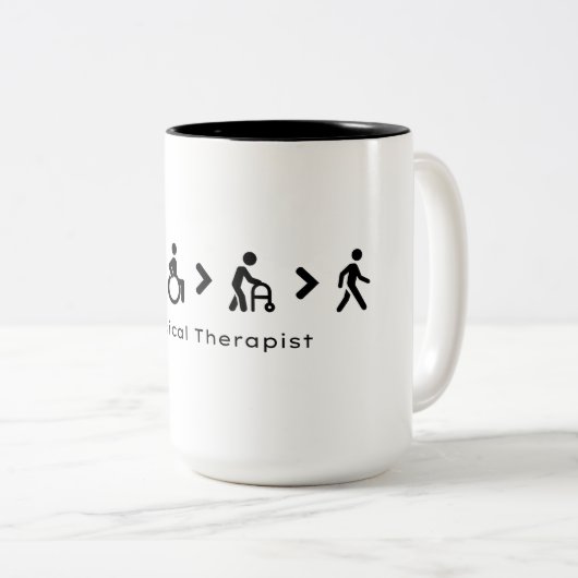 Physiotherapeut Coffee Tasse (VorderseiteRechts)