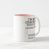 Physiotherapeut Coworker Birthday Gag Zweifarbige Tasse (VorderseiteRechts)