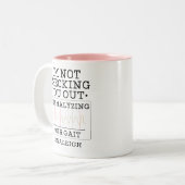 Physiotherapeut Coworker Birthday Gag Zweifarbige Tasse (Vorderseite Links)