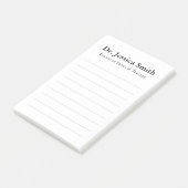 Physiotherapeut DPT individuell angepasste einfach Post-it Klebezettel (angewinkelt)