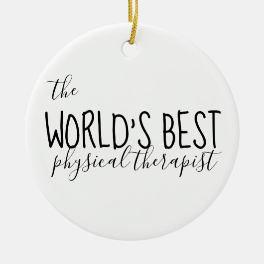 Physiotherapeut, DPT, PT Geschenke, DPT Keramik Ornament (Vorne)