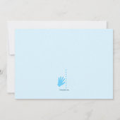 Physiotherapeut Foto Abschluss Einladung (Rückseite)