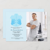 Physiotherapeut Foto Abschluss Einladung (Vorne/Hinten)