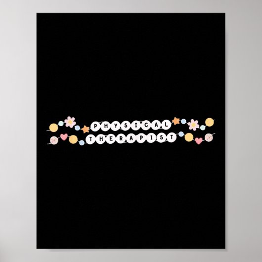 Physiotherapeut Freundschaft Bracelet Pt Tha Poster (Vorne)