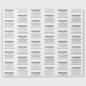 Physiotherapeut Funny Definition Geschenkpapier (Flach)
