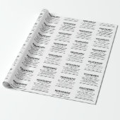 Physiotherapeut Funny Definition Geschenkpapier (Ungerollt)