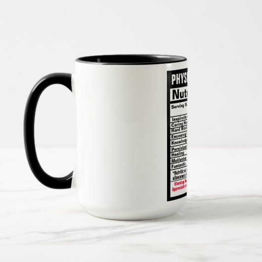 Physiotherapeut Funny Gift Tasse (Links)