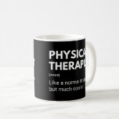 Physiotherapeut Funny Physiotherapeut Sprichwort Kaffeetasse (VorderseiteRechts)