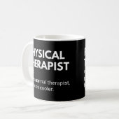 Physiotherapeut Funny Physiotherapeut Sprichwort Kaffeetasse (Vorderseite Links)