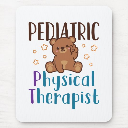 Physiotherapeut für Kinder Mousepad (Vorne)