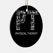 Physiotherapeut Geschenk PT Monat Keramik Ornament (Rechts)