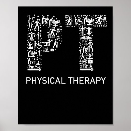 Physiotherapeut Geschenk PT Monat Poster (Vorne)