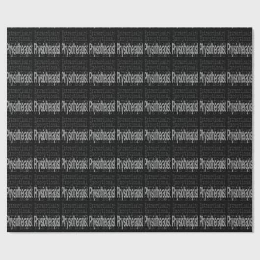 Physiotherapeut Geschenkpapier (Flach)