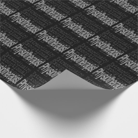 Physiotherapeut Geschenkpapier (Ecke)