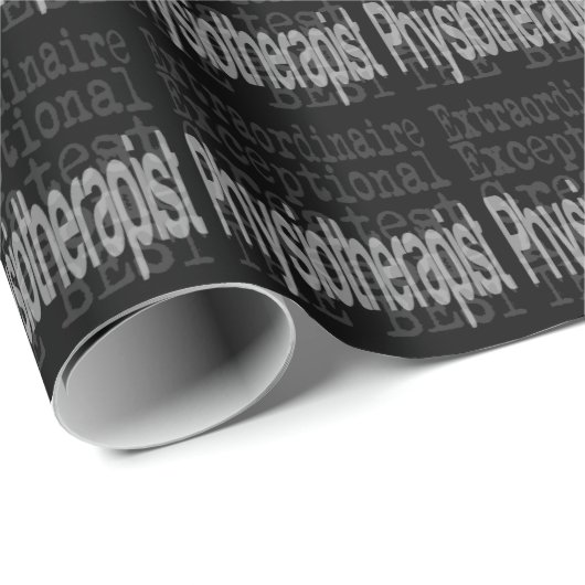 Physiotherapeut Geschenkpapier (Rolleneckpunkt)