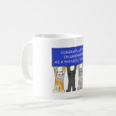 Physiotherapeut Graduate Herzlichen Glückwunsch Kaffeetasse (Vorderseite Links)